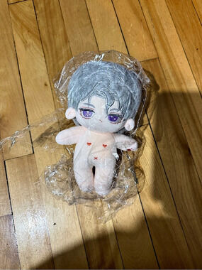 Gray-Haired Plush Doll